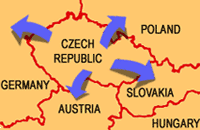 Mapa České republiky