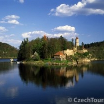 Zvíkov castle from the riverside